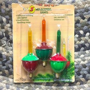 Kurt Adler Bubble Light Replacements Set of 3